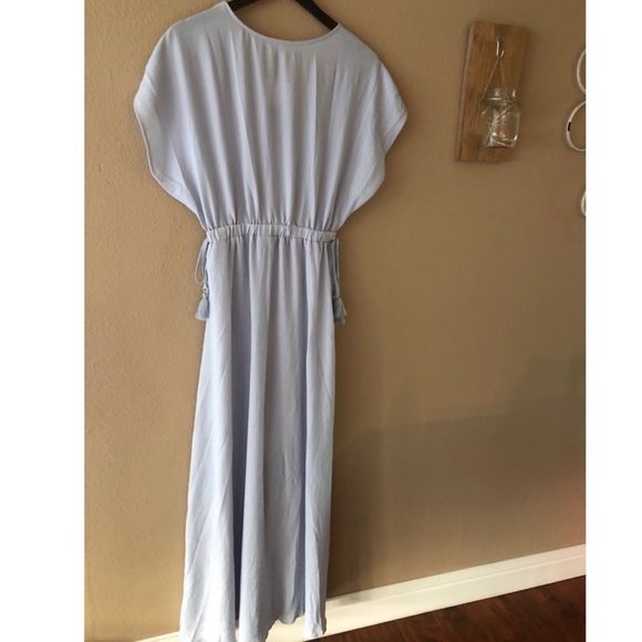 Light blue kimono style maxi dress - Picture 3 of 3